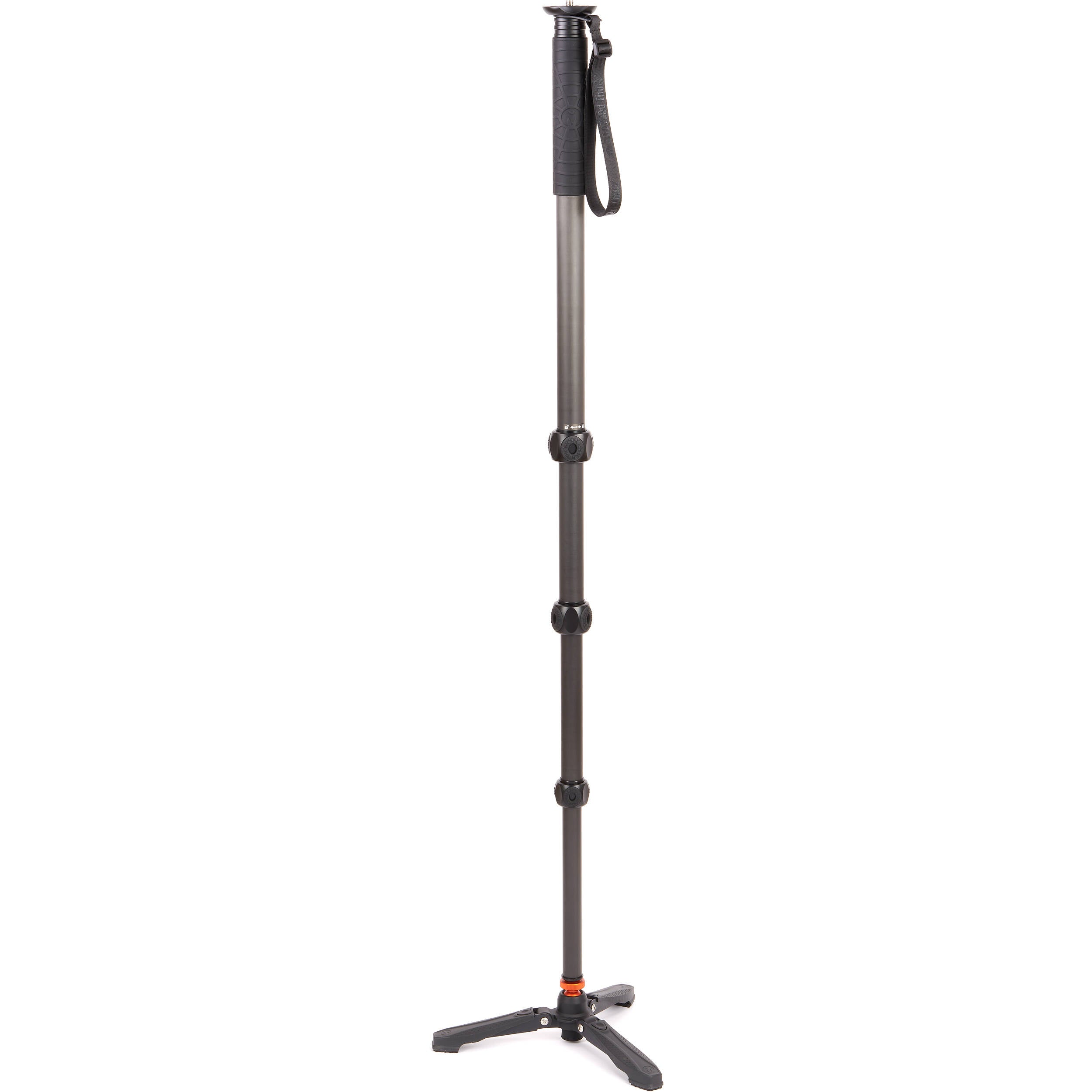 3 Legged Thing Lance Monopod Superkit (Black) with carbon fibre build, ball head, and accessories for stable photography and video.