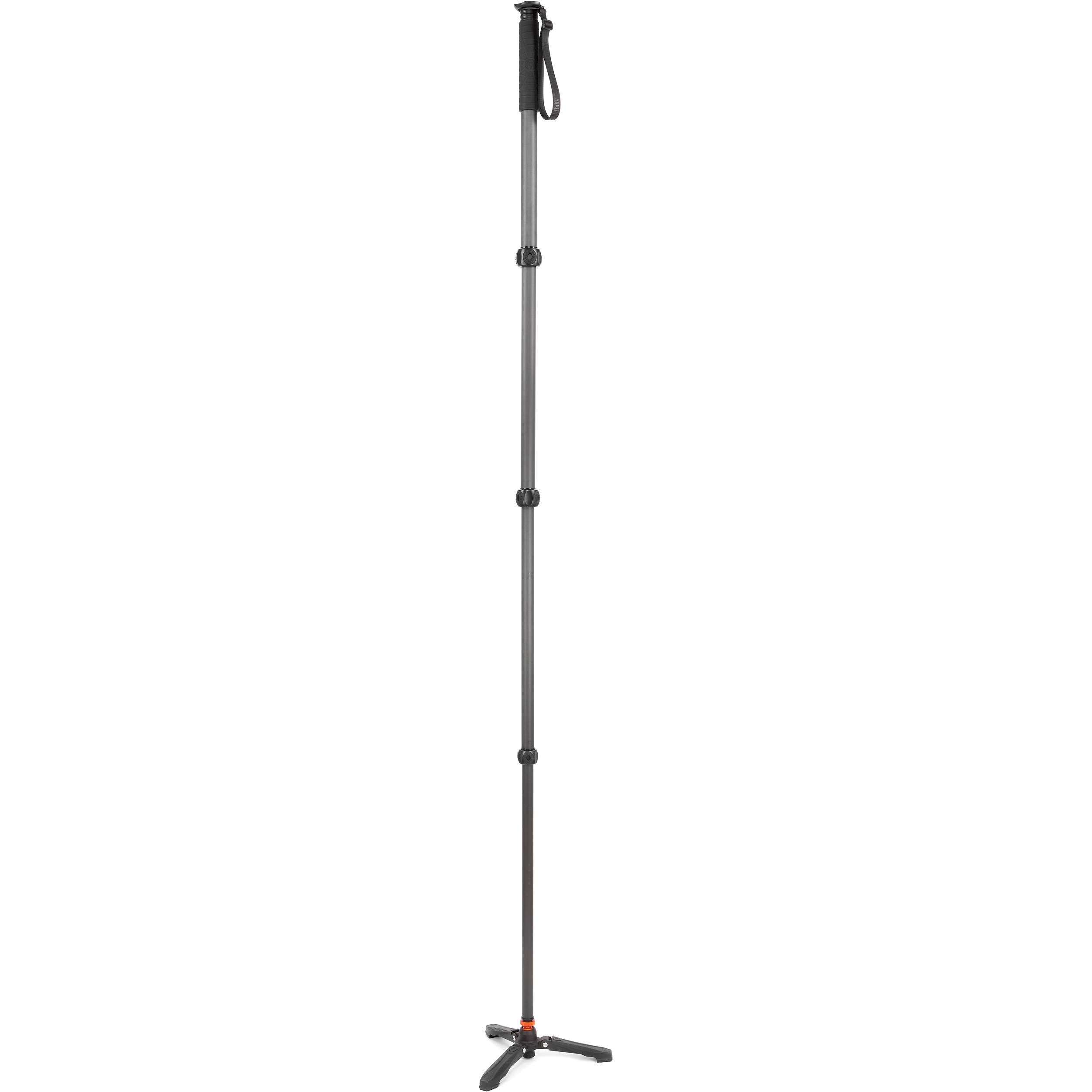 3 Legged Thing Lance Monopod Superkit (Black) with carbon fibre build, ball head, and accessories for stable photography and video.