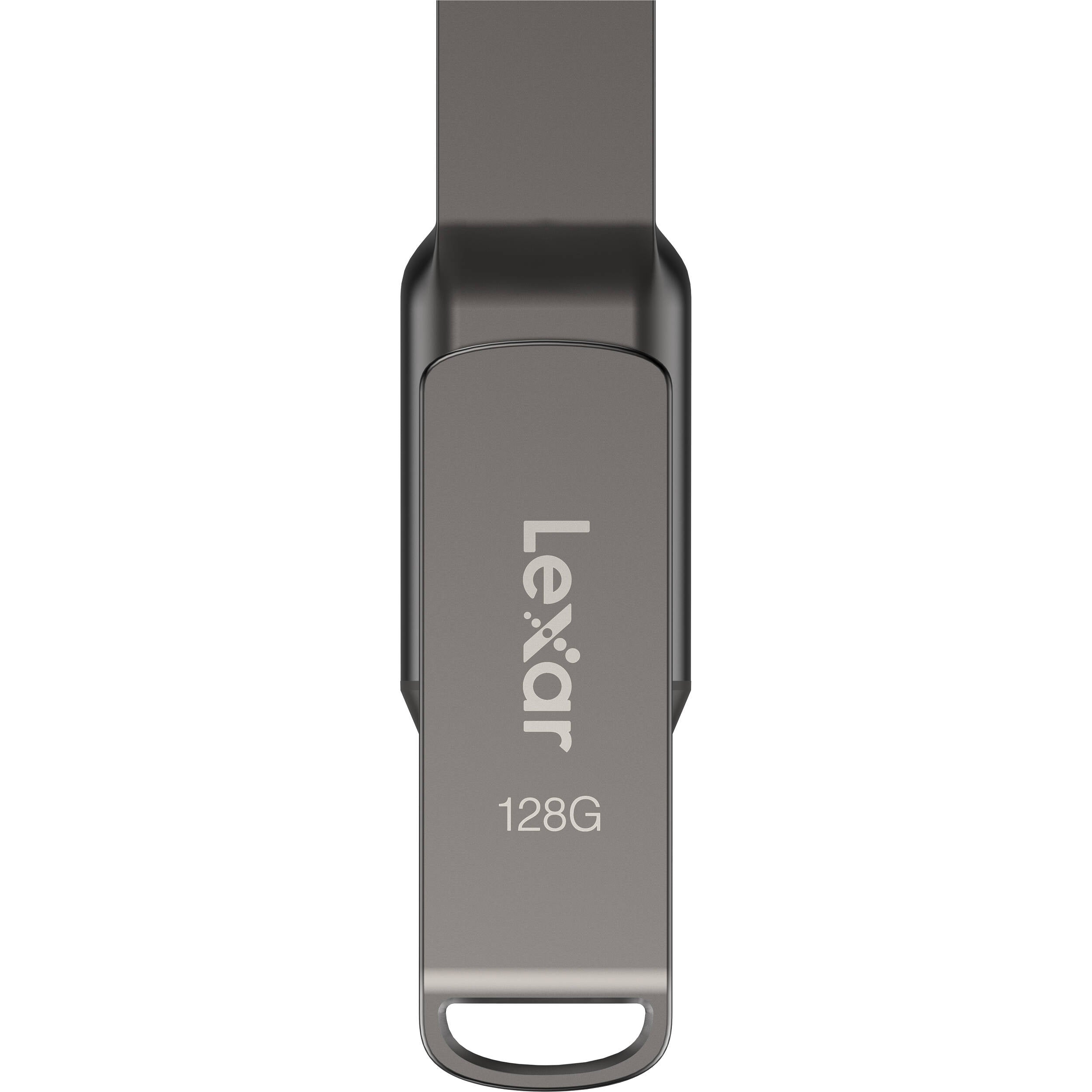 Lexar JumpDrive Dual Drive D400 USB 3.2 Type-C (128GB) – versatile storage with USB-C and USB-A compatibility for fast, easy file transfers.