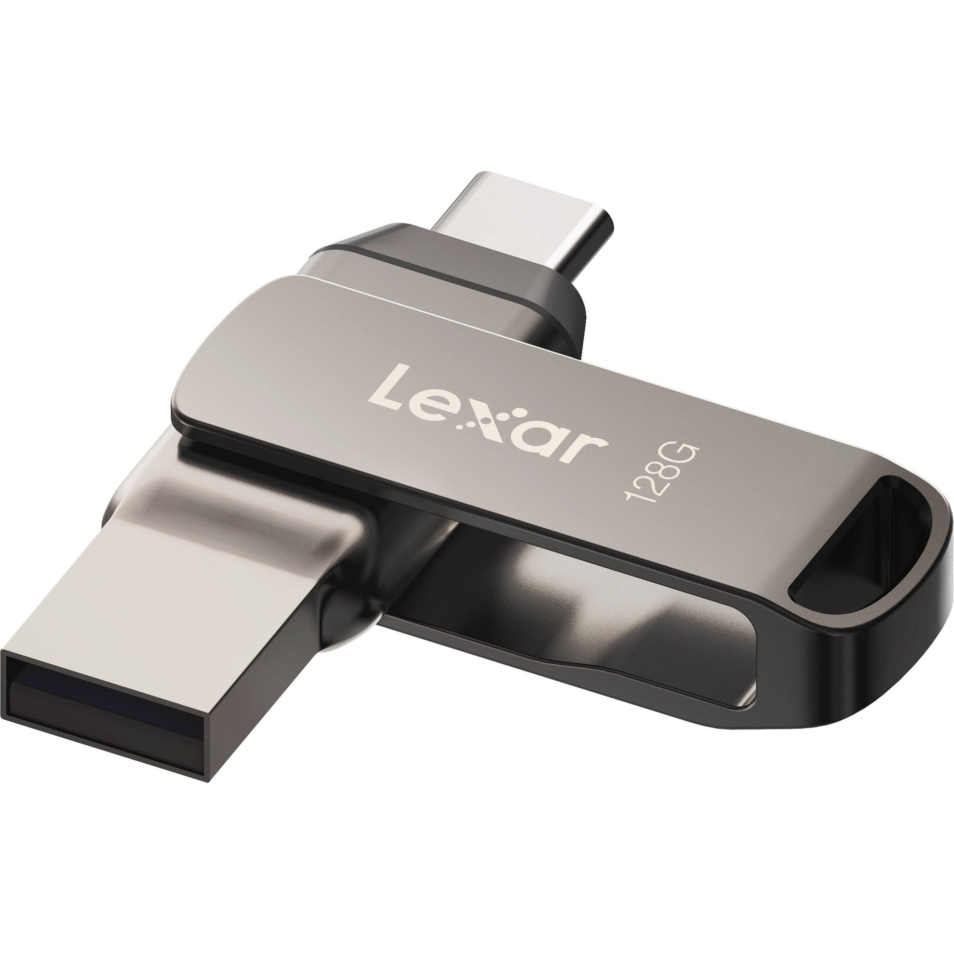 Lexar JumpDrive Dual Drive D400 USB 3.2 Type-C (128GB) – versatile storage with USB-C and USB-A compatibility for fast, easy file transfers.