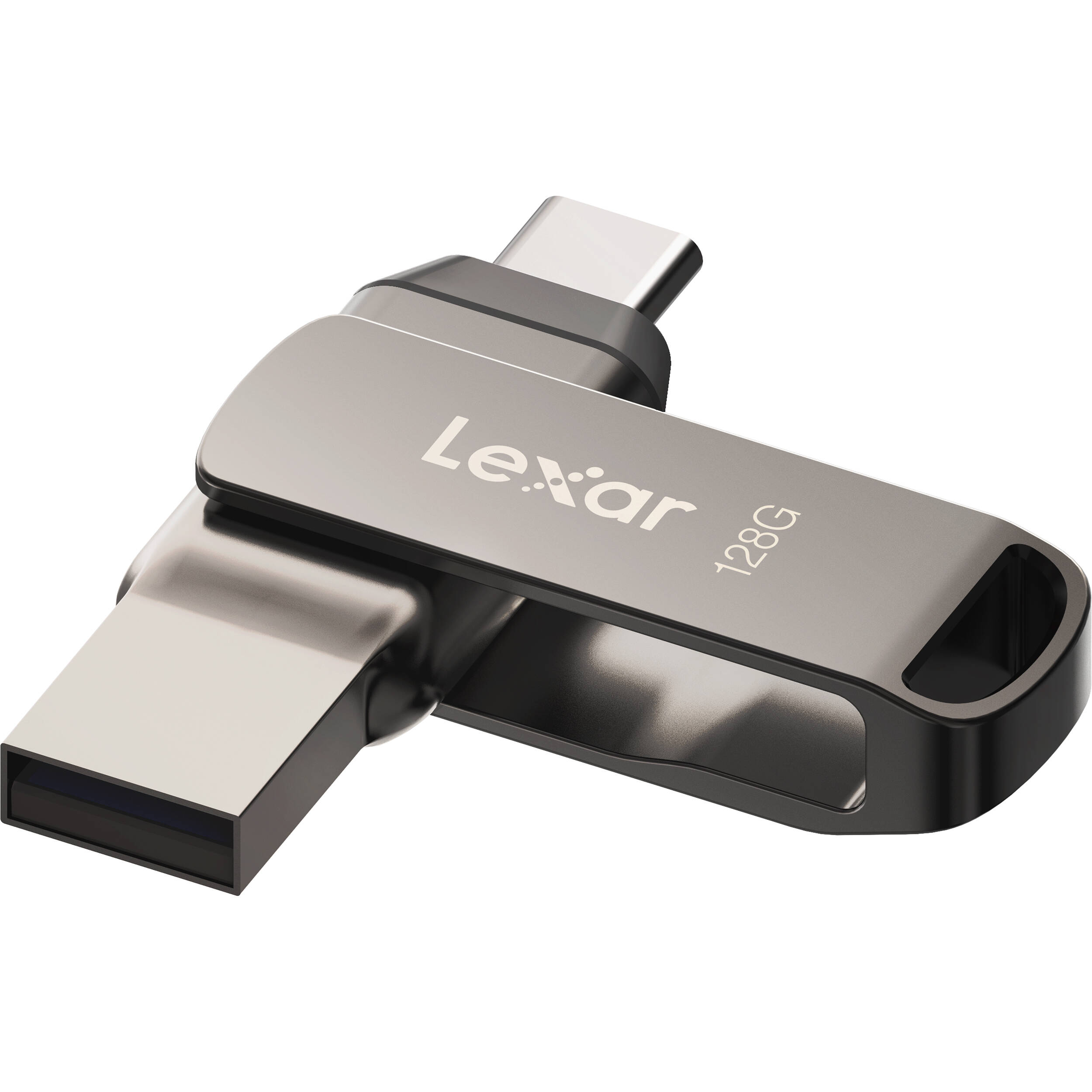 Lexar JumpDrive Dual Drive D400 USB 3.2 Type-C (128GB) – versatile storage with USB-C and USB-A compatibility for fast, easy file transfers.