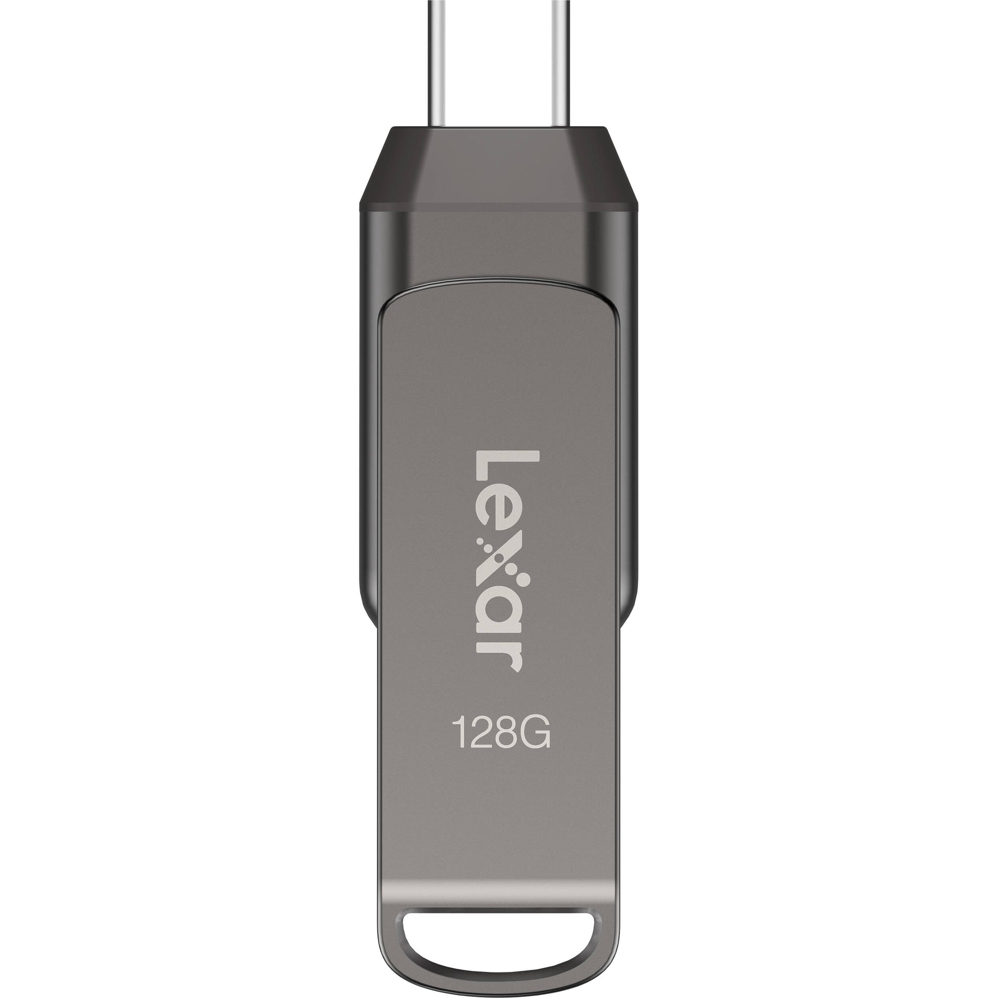 Lexar JumpDrive Dual Drive D400 USB 3.2 Type-C (128GB) – versatile storage with USB-C and USB-A compatibility for fast, easy file transfers.