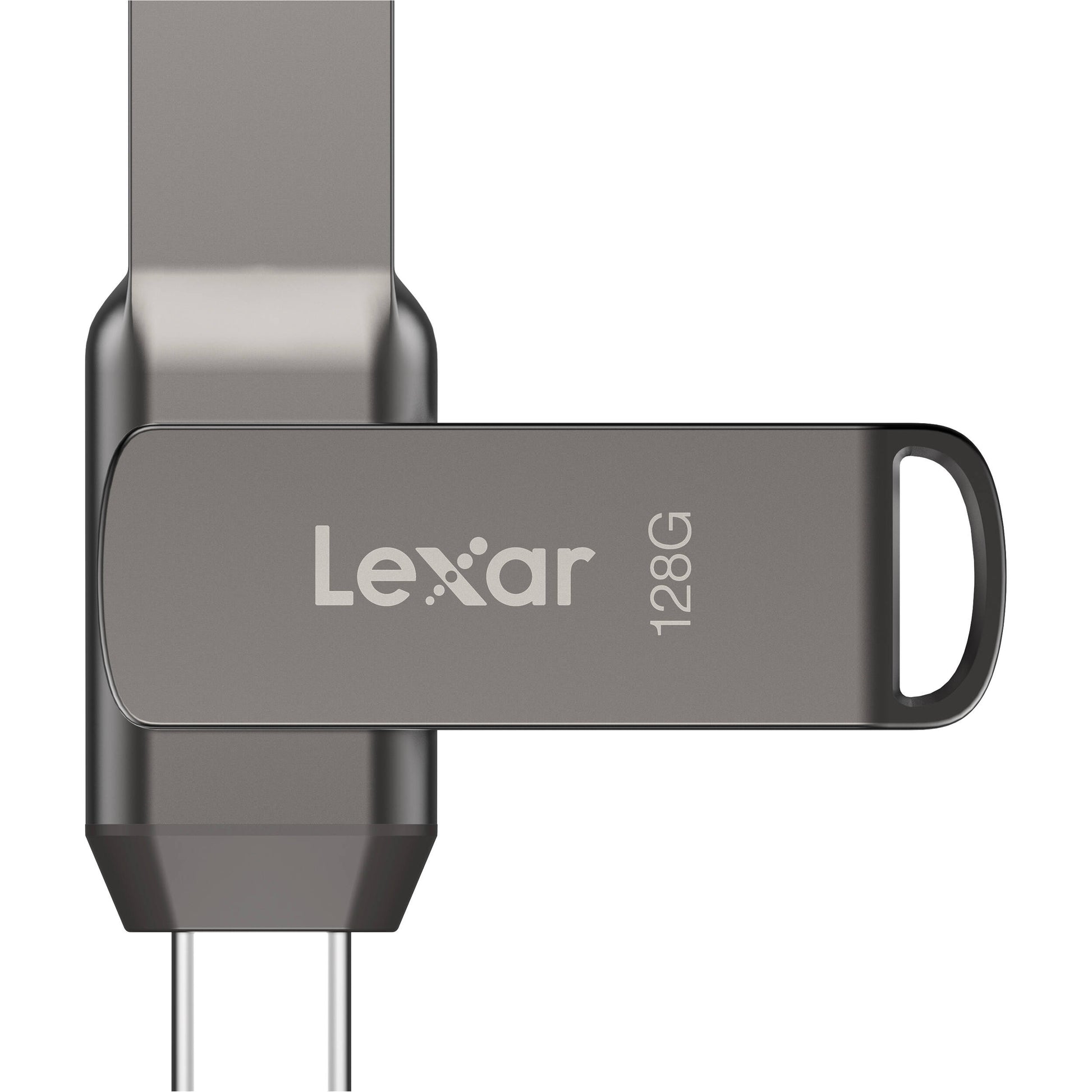 Lexar JumpDrive Dual Drive D400 USB 3.2 Type-C (128GB) – versatile storage with USB-C and USB-A compatibility for fast, easy file transfers.
