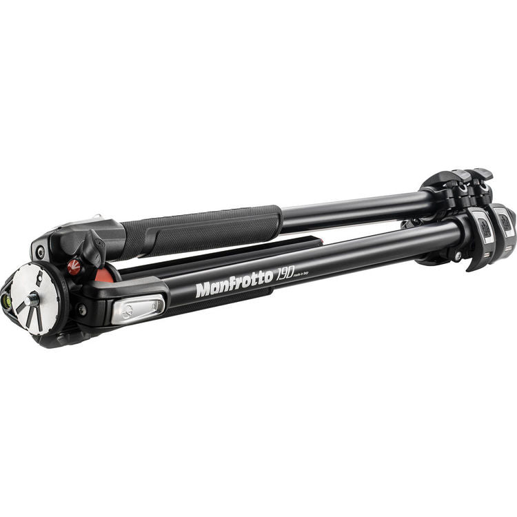 The Manfrotto 190XPRO3 Aluminium 3-section Tripod is light-weight and great for travel. It carries a weight up tp 7kg. 