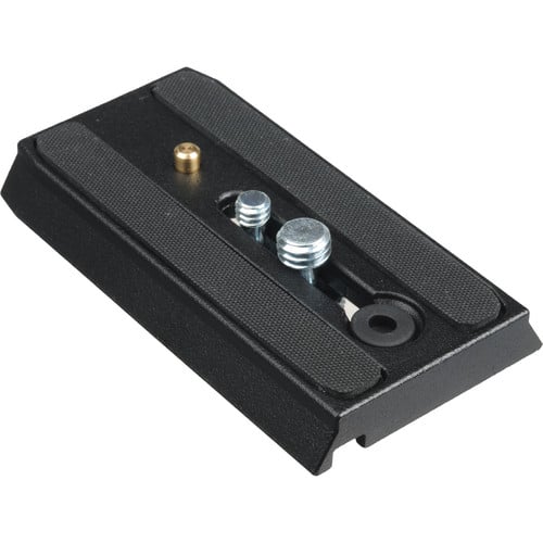 Manfrotto 577 Sliding Plate Adaptor with 501PL plate – aluminium, secure lock, and sliding design for perfect camera balance.
