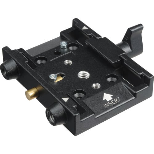 Manfrotto 577 Sliding Plate Adaptor with 501PL plate – aluminium, secure lock, and sliding design for perfect camera balance.