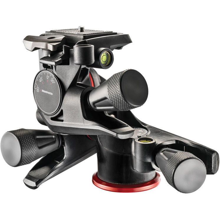 The Manfrotto XPRO Geared 3-Way Pan/Tilt Head is ideal for photographers needing portable support with extremely precise framing control. 
