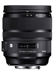 Sigma 24-70mm f/2.8 DG OS HSM Art Lens for Nikon F – versatile standard zoom with fast aperture and image stabilisation for Nikon full-frame DSLRs.