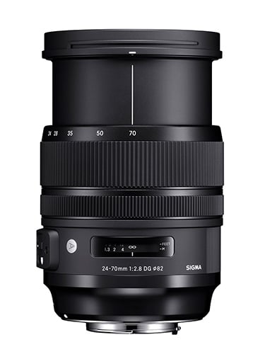 Sigma 24-70mm f/2.8 DG OS HSM Art Lens for Nikon F – versatile standard zoom with fast aperture and image stabilisation for Nikon full-frame DSLRs.