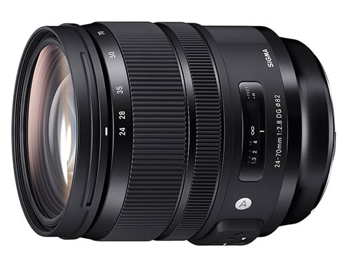 Sigma 24-70mm f/2.8 DG OS HSM Art Lens for Nikon F – versatile standard zoom with fast aperture and image stabilisation for Nikon full-frame DSLRs.