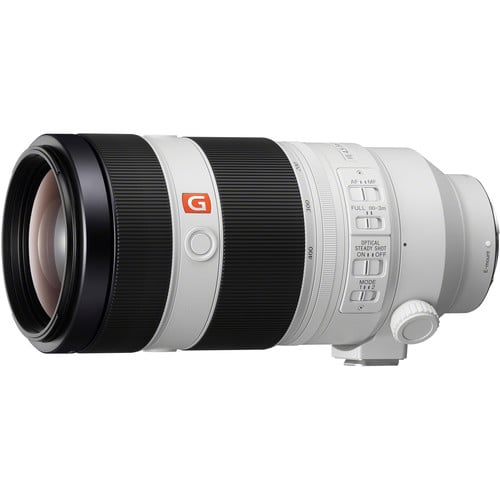 Sony FE 100-400mm f/4.5-5.6 GM OSS Lens – pro-grade telephoto zoom with fast autofocus, Optical SteadyShot, and razor-sharp image quality.