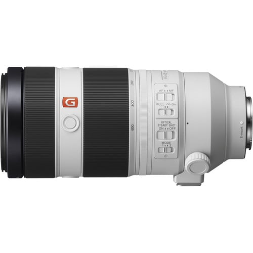 Sony FE 100-400mm f/4.5-5.6 GM OSS Lens – pro-grade telephoto zoom with fast autofocus, Optical SteadyShot, and razor-sharp image quality.