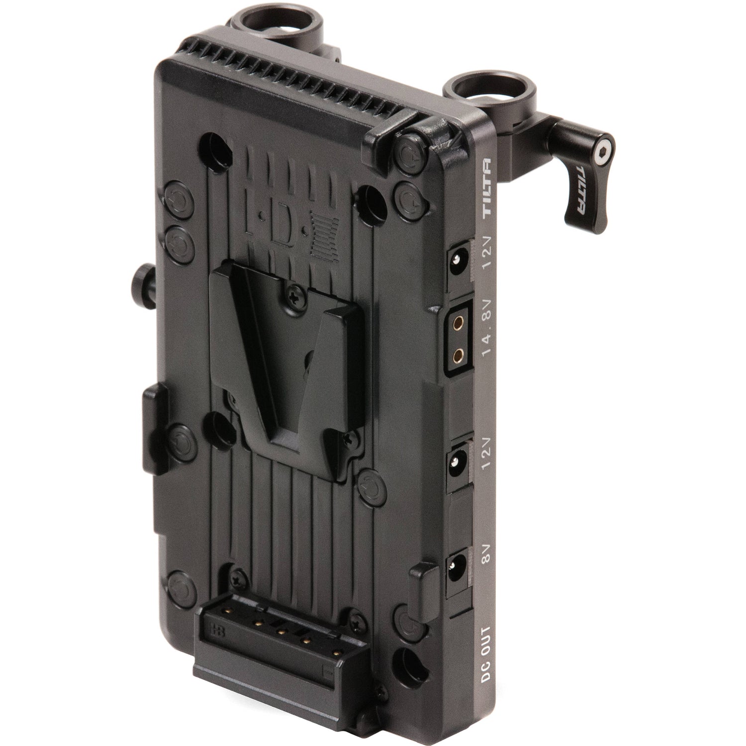 Power your camera and accessories effortlessly with Tiltaing Battery Plate v2. V-mount compatible, versatile outputs, sturdy build for Tilta cages.