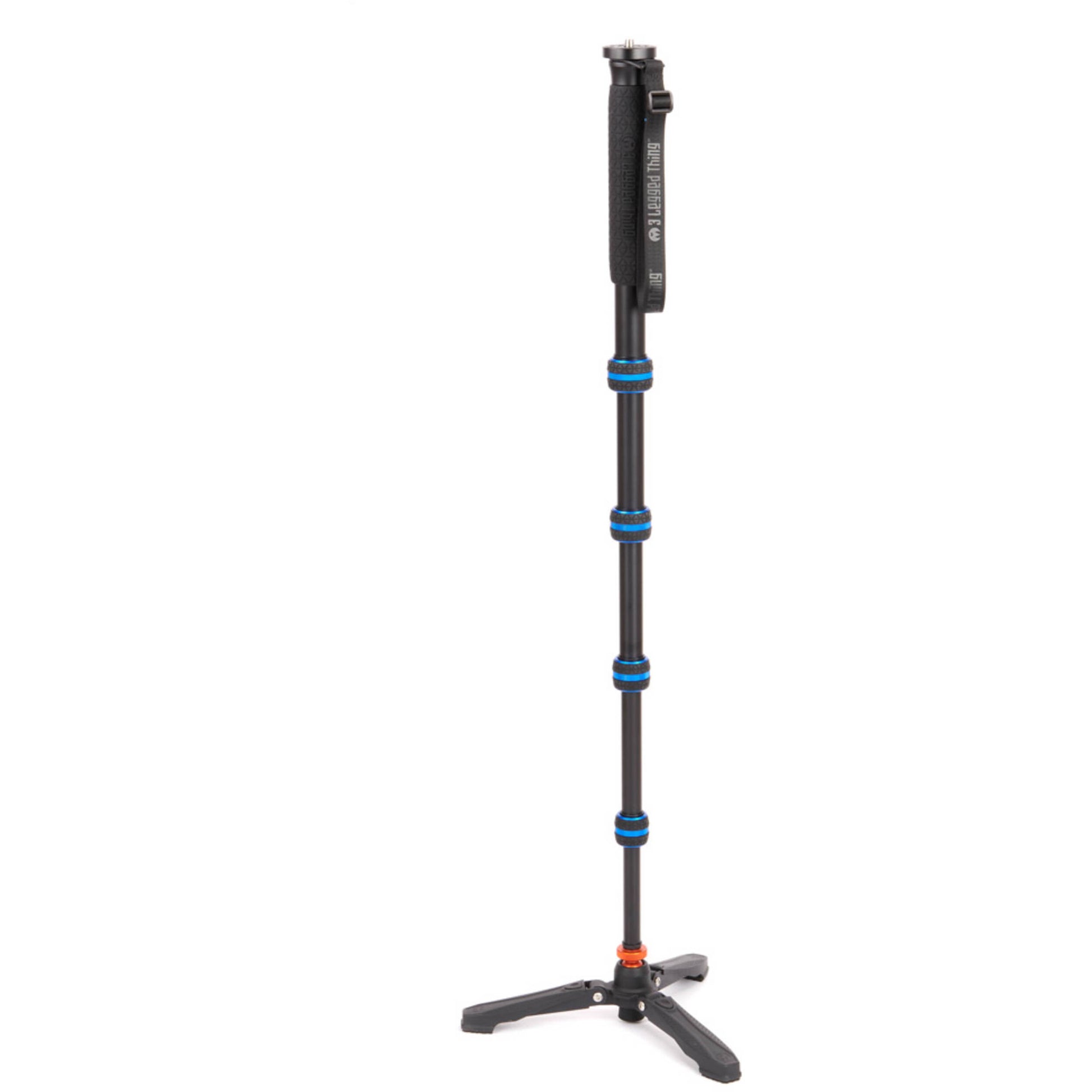 3 Legged Thing Taylor 2.0 Magnesium Alloy Monopod Kit with detachable foot stabiliser, designed for photography and videography.