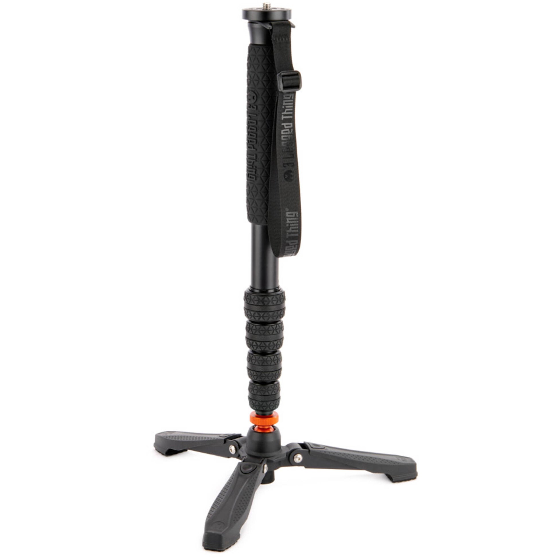 3 Legged Thing Taylor 2.0 Magnesium Alloy Monopod Kit with detachable foot stabiliser, designed for photography and videography.