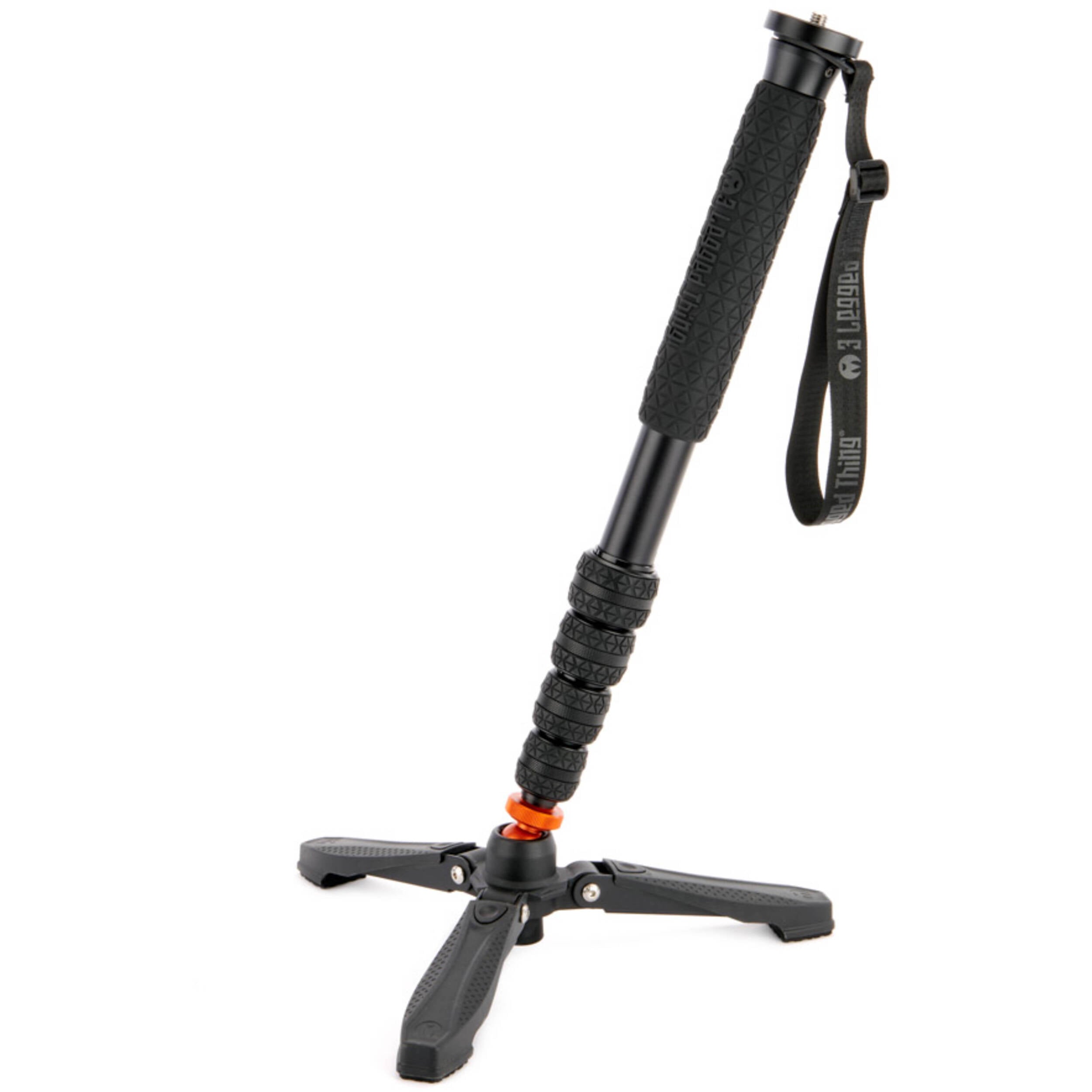 3 Legged Thing Taylor 2.0 Magnesium Alloy Monopod Kit with detachable foot stabiliser, designed for photography and videography.