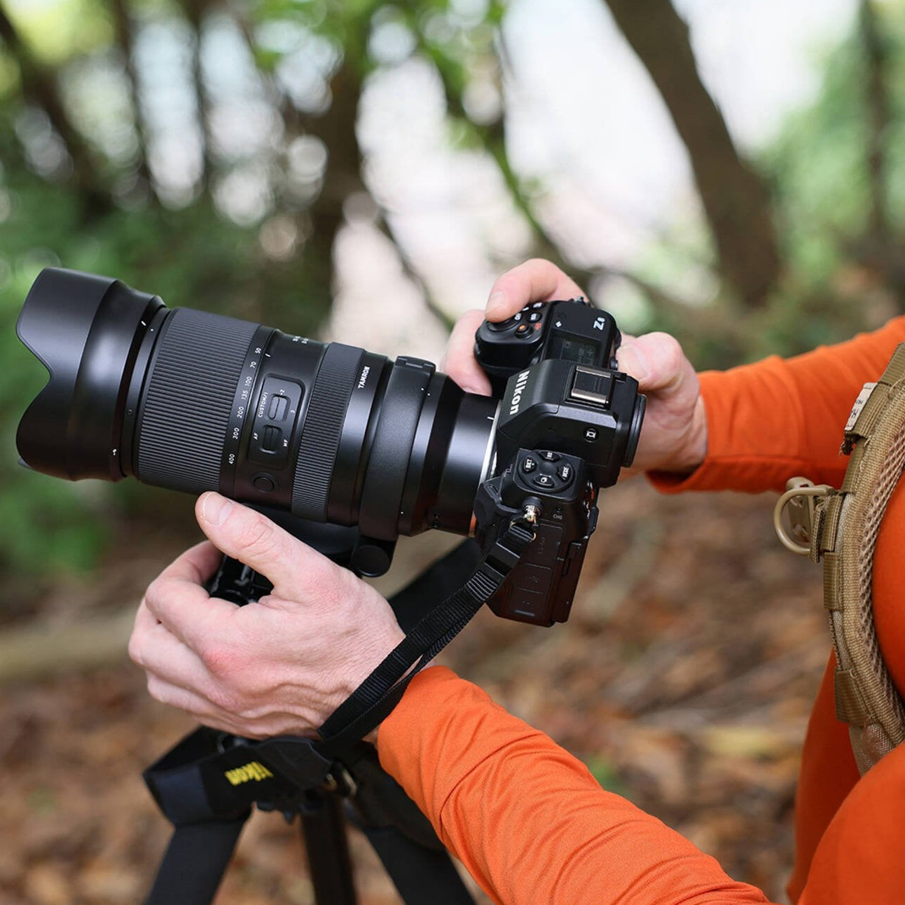 Tamron 50-400mm f/4.5-6.3 Di III VC VXD Lens for Nikon Z – powerful 8x zoom in a compact build, featuring fast VXD autofocus, VC image stabilization, and exceptional versatility for wildlife, sports, and travel photography.