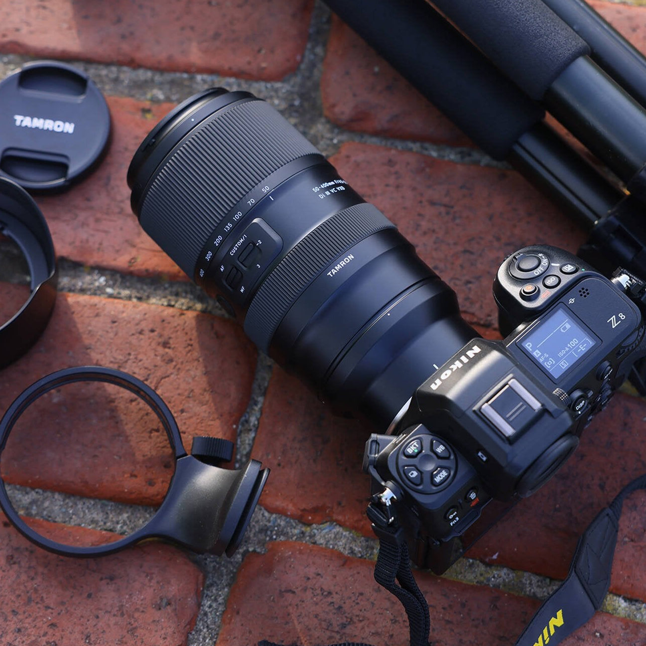 Tamron 50-400mm f/4.5-6.3 Di III VC VXD Lens for Nikon Z – powerful 8x zoom in a compact build, featuring fast VXD autofocus, VC image stabilization, and exceptional versatility for wildlife, sports, and travel photography.