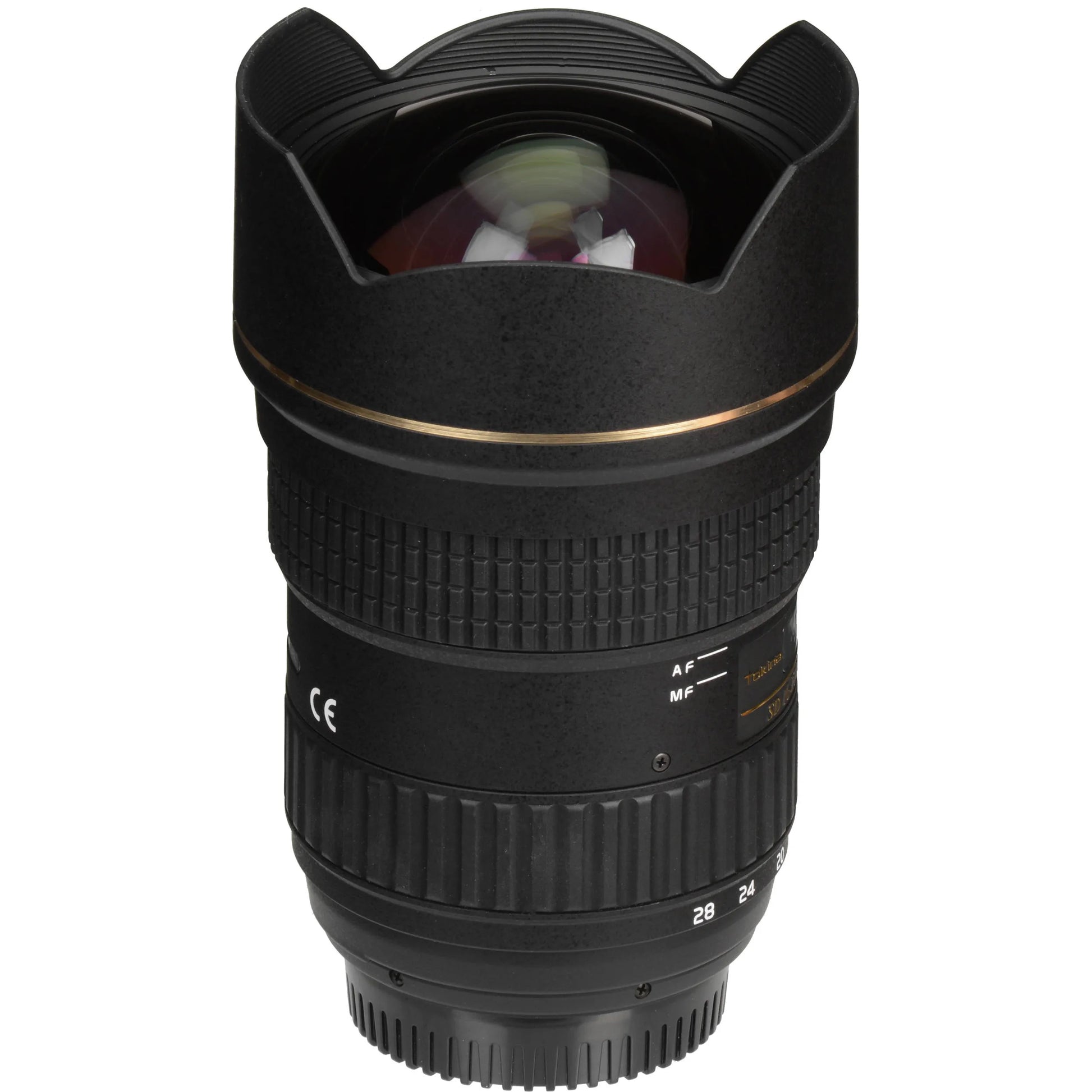 Tokina AT-X 16–28mm f/2.8 Pro FX wide-angle zoom lens for Canon EF, ideal for landscapes, architecture, and interiors.