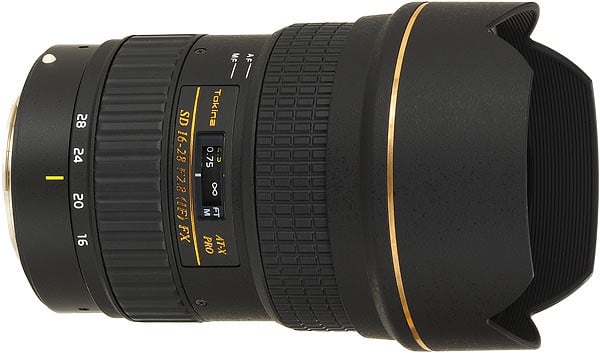 Tokina AT-X 16-28mm f/2.8 Pro FX Lens for Nikon F