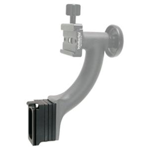 The AP-903 Sidekick Shifter Kit attaches to the bottom of the Sidekick, offsetting it to accommodate larger lenses.