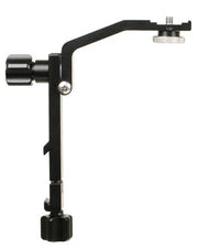 The F-6 Sidekick Bracket positions the flash above the lens when using side-mounted gimbal heads such as the Sidekick.