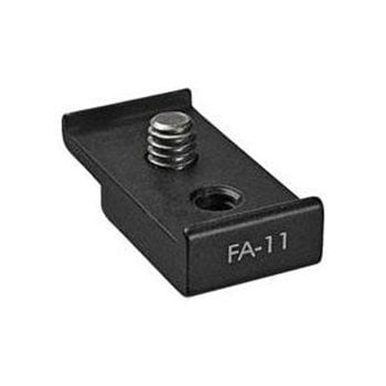 Wimberley FA-11 Adaptor Plate – securely mount Nikon SC-29 Shoe Cord to Wimberley gimbal heads, lightweight and durable aluminium design.