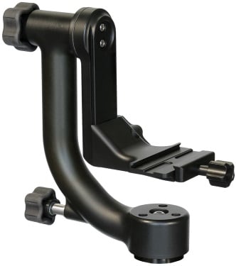 Wimberley WH‑200 Head Version II gimbal tripod head in black, soft‑touch knobs and Arca‑Swiss quick‑release platform."