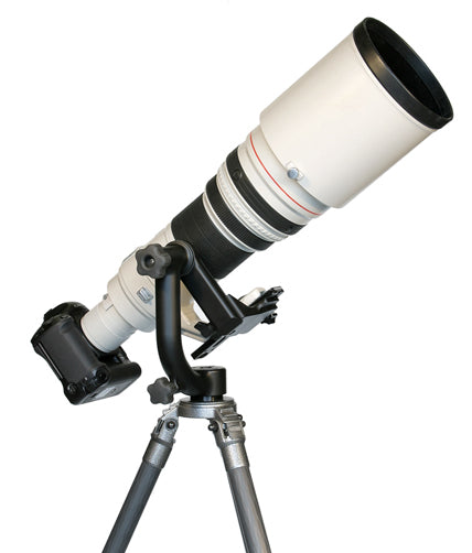 Wimberley WH‑200 Head Version II gimbal tripod head in black, soft‑touch knobs and Arca‑Swiss quick‑release platform."