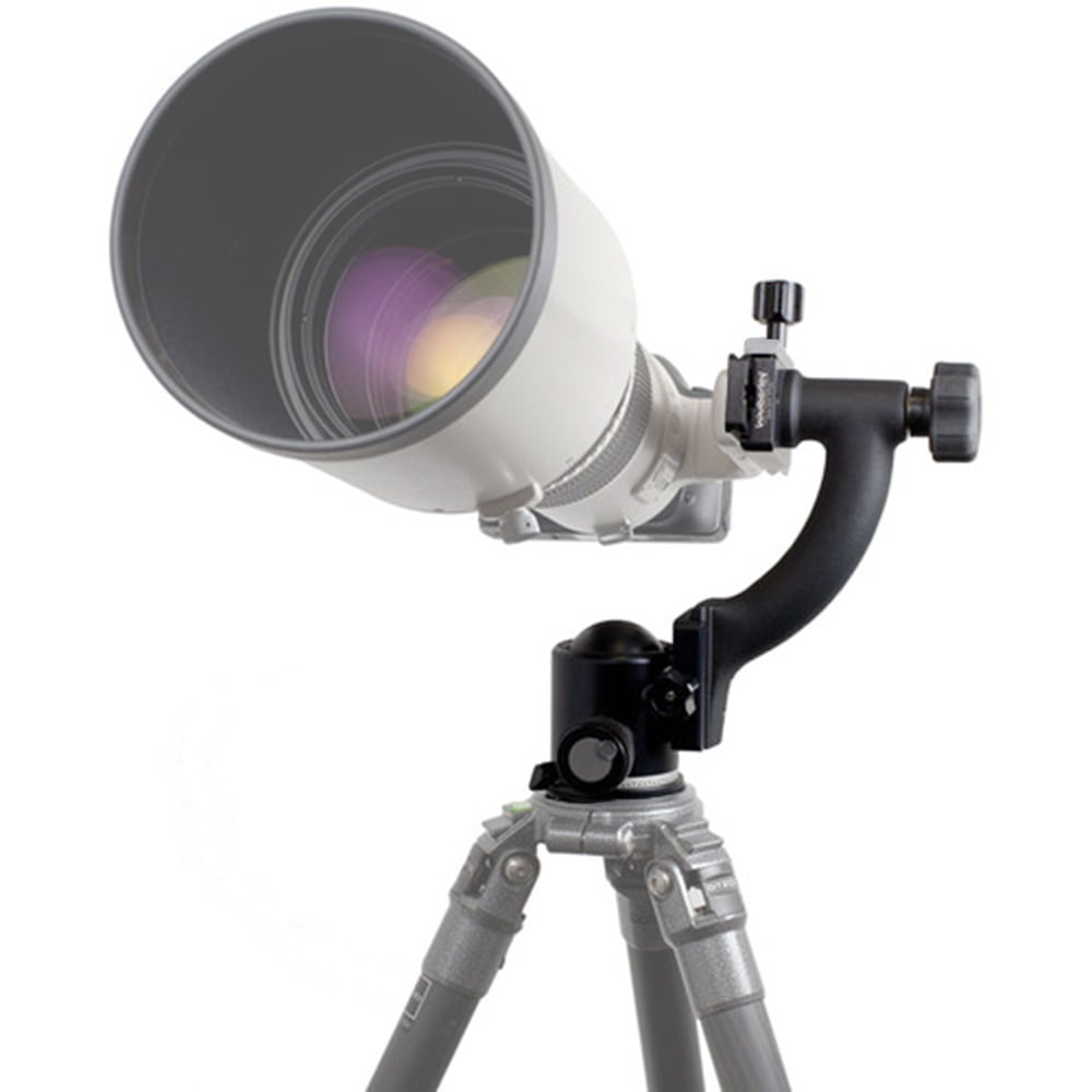 Lightweight and small enough to be easily packed, the Wimberley Sidekick converts your ball head into a gimbal head in seconds.