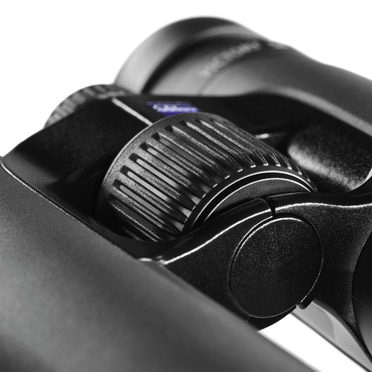 Zeiss Victory SF 8x42 birdwatching binoculars with ED fluoride glass, wide 64° view, multi-coated optics, and lightweight 780g build.