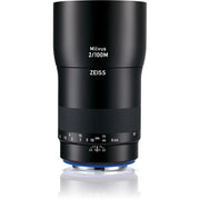 Zeiss Milvus 100mm f/2 Macro ZE for Canon EF. Telephoto macro lens with 1:2 magnification, fast f/2 aperture, and weather-sealed all-metal build.