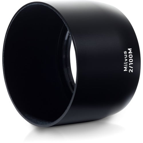 Zeiss Milvus 100mm f/2 Macro ZE for Canon EF. Telephoto macro lens with 1:2 magnification, fast f/2 aperture, and weather-sealed all-metal build.