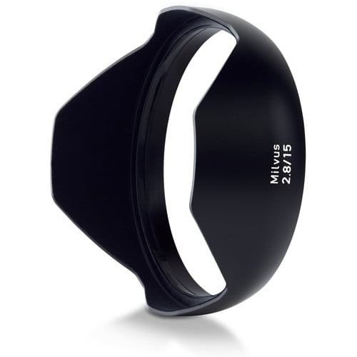 Zeiss Milvus 15mm f/2.8 ZF.2 for Nikon F. Ultra-wide angle prime lens with f/2.8 aperture, advanced optics, manual focus, and weather-sealed build.