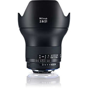 Zeiss Milvus 21mm f/2.8 ZF.2 for Nikon F. Wide angle prime lens with f/2.8 aperture, advanced optics, manual focus, and durable weather-sealed build.