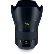 Zeiss Otus 28mm f/1.4 ZE for Canon EF. Wide-angle prime lens with f/1.4 aperture, superior sharpness, manual focus, and durable weather-sealed build.