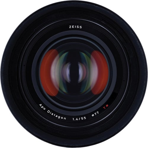 Zeiss Otus 55mm f/1.4 ZE for Canon EF. Premium standard prime lens with f/1.4 aperture, Distagon optics, manual focus, and weather-sealed build.