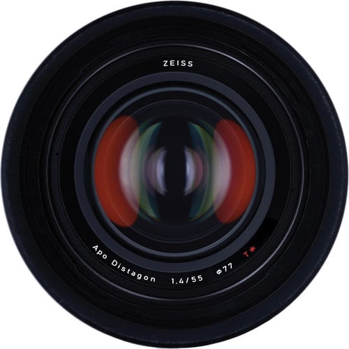 Zeiss Otus 55mm f/1.4 ZF.2 for Nikon F. Premium standard prime lens with f/1.4 aperture, Distagon optics, manual focus, and weather-sealed build.