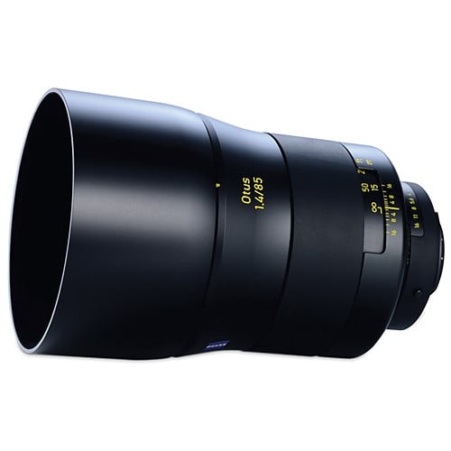Zeiss Otus 85mm f/1.4 ZF.2 for Nikon F. Professional portrait lens with f/1.4 aperture, Apo Planar optics, smooth bokeh, manual focus, and weather-sealed build.