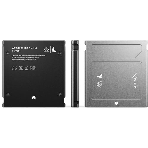 Custom made for the Atomos Ninja V monitor recorder, the Atomos Angelbird AtomX SSDmini (1TB) also fits many other available recorders.