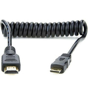 The Atomos Coiled Mini to Full HDMI Cable (30cm coiled) to 60cm (extended) allows for neater cable management on the filmmaker’s rig. 4K 60p, HMDI 2.0 and HRD.
