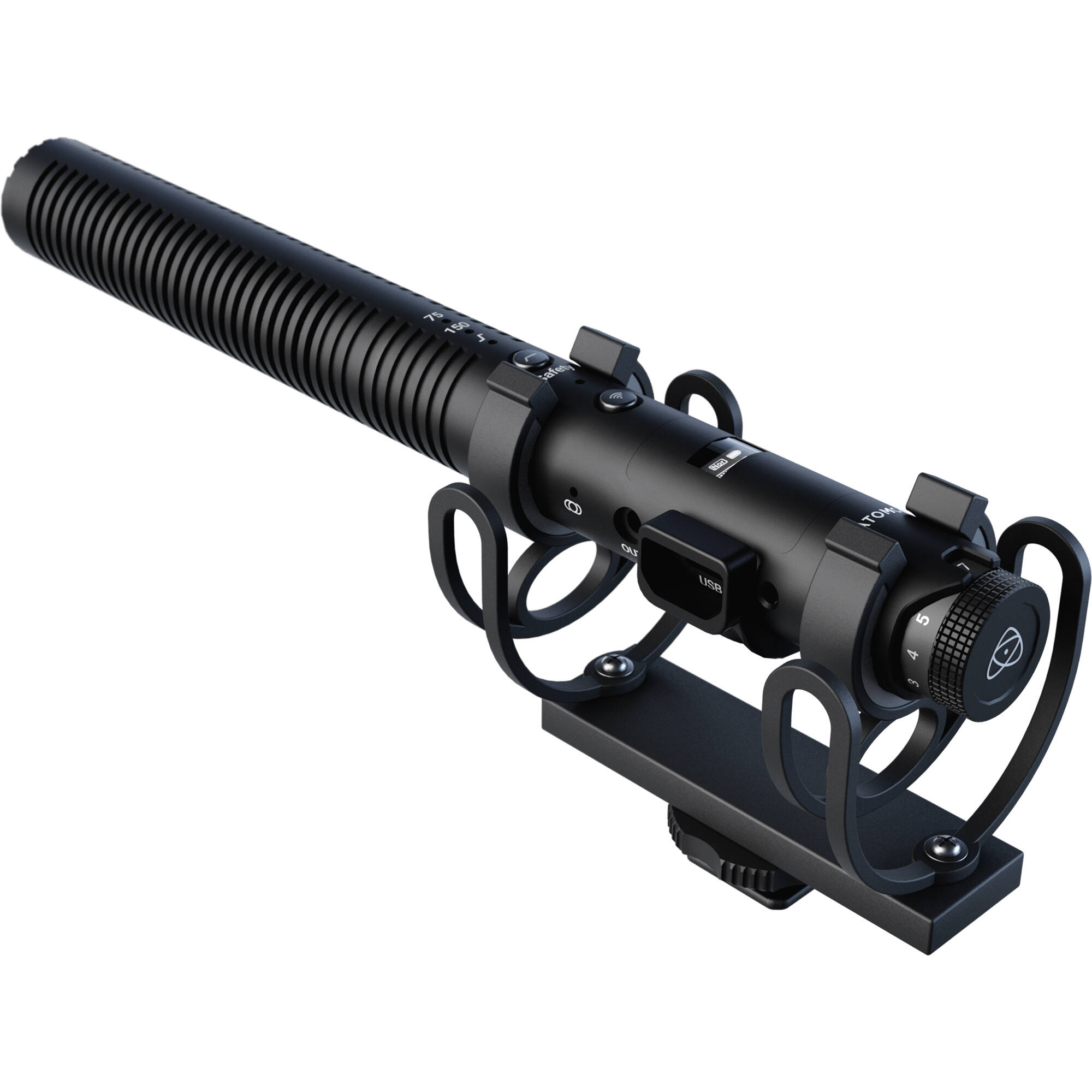 StudioSonic Shotgun Mic with wireless receiver and USB-C connectivity
