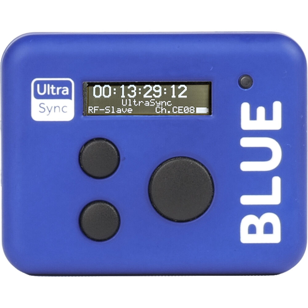 Atomos UltraSync BLUE wireless timecode generator with Bluetooth and AirGlu sync
