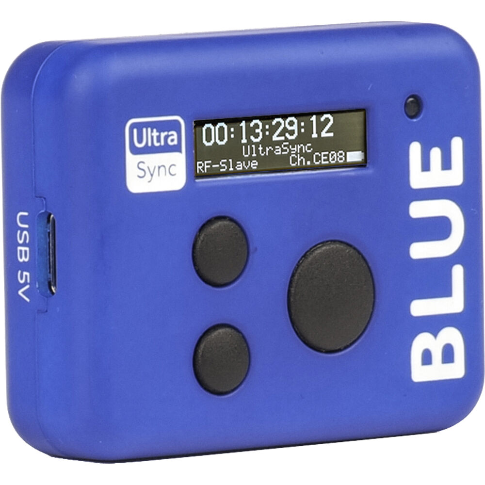 Atomos UltraSync BLUE wireless timecode generator with Bluetooth and AirGlu sync
