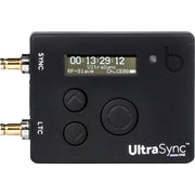 UltraSync ONE syncing multiple cameras wirelessly with 200m RF range and 25-hour battery life.
