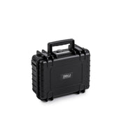 Durable B&W Case Type 1000 black, impact-resistant and stackable.