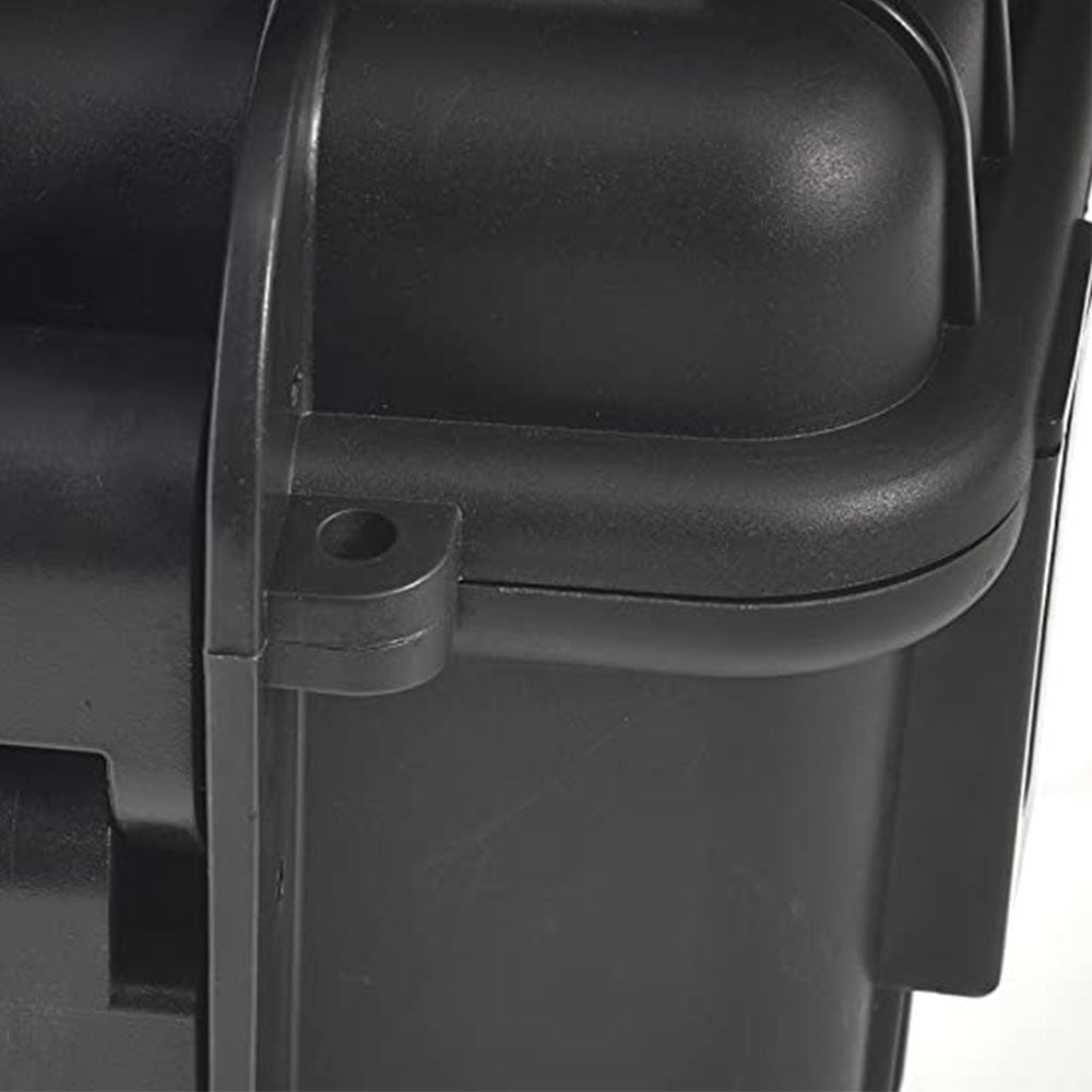 B&W Case Type 3000 with foam inserts for camera and lenses.