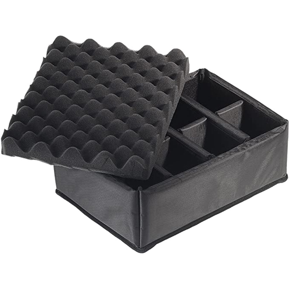 B&W Case Type 3000 in black with padded dividers for camera and lenses