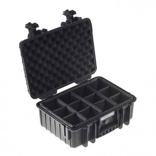 Rugged, waterproof, and dustproof B&W Case Type 4000 for safe gear storage.