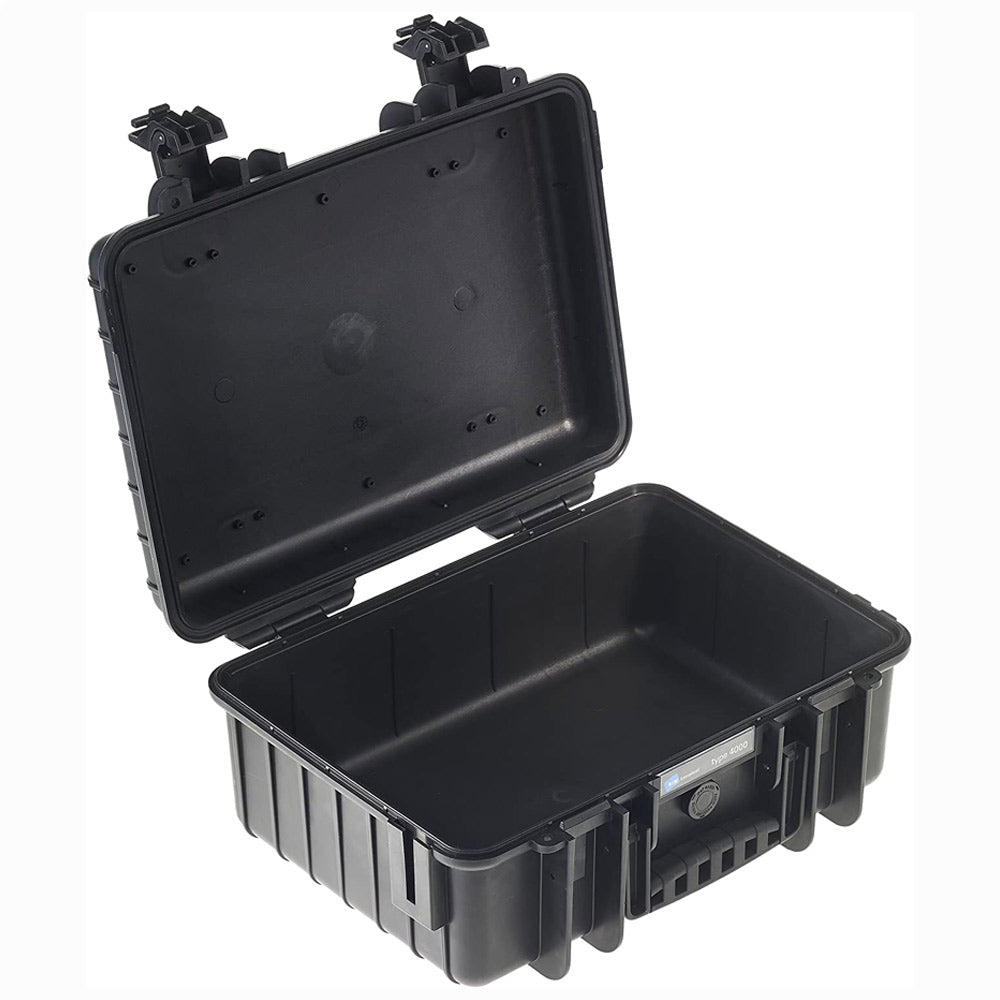 Rugged, waterproof, and dustproof B&W Case Type 4000 for safe gear storage.